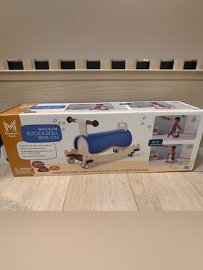 Member's Mark Wooden Rock & Roll Ride-On - Blue